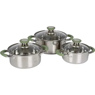 Bo-Camp - Kochgeschirr-Set - Elan 1 Plus - 3-teilig - Edelstahl