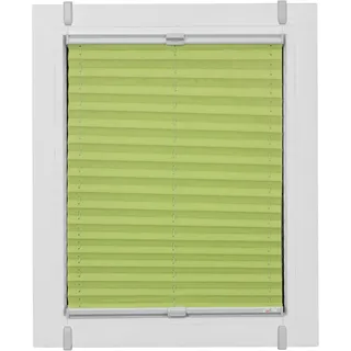 SUNLINES Plissee One Size Style Crush 110 x 190 cm grün/grau