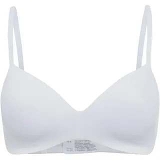 SKINY Damen Multi Schalen ohne Bügel, weich, Unsichtbar-Effekt, nahtlos, elastisch, weiß