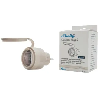 Shelly Smart-Home-Steckdose 1 St. Beige