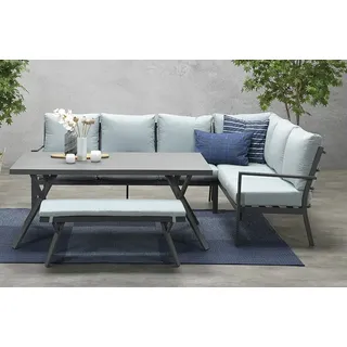 Garden Impressions SERGIO Alu Ecklounge Set Gartenmöbel Sitzgruppe rechts