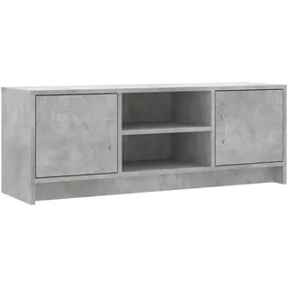 vidaXL TV-Schrank Betongrau 102x30x37,5 cm Holzwerkstoff