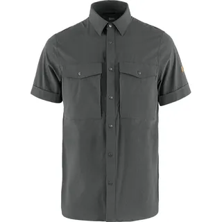 Fjällräven Abisko Trekking Kurzarmhemd Dark Grey S
