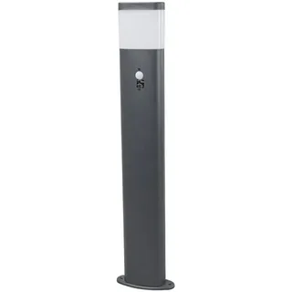 Lindby LED Wegeleuchte/Pollerleuchte mit Bewegungsmelder, Höhe 80 cm Wegelampe spritzwassergeschützt IP44 8,1W Außenleuchte