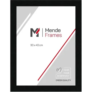 MendeFrames Holzrahmen H970 schwarz gemasert 29,7x42 cm Kunstglas