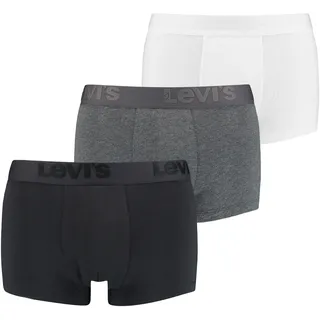 Levis Trunk "LEVIS MEN PREMIUM TRUNK 3P" mit breitem Logobund, schwarz grau combo