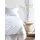Premium Satin Bettwäsche Paris Unifarben Weiß 135 x 200 cm + 2 x 40 x 80 cm