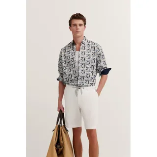 bugatti Langarmhemd, mit Button-Down-Kragen, bunt