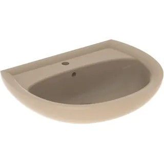 Geberit Waschbecken Renova 65 cm Bahamabeige mit Hahnloch und Überlauf