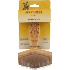 Burt's Bees Zupfbürste für Katzen | Katzenbürste entfernt loses Fell und verhindert Verfilzungen | Zupfbürste für Katzen | Katzenbürsten zur Fellpflege | Ideal für die tägliche Fellpflege