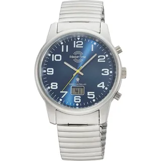 Master Time MTGA-10823-32M Herrenuhr Zugband Funkuhr 41mm 3ATM