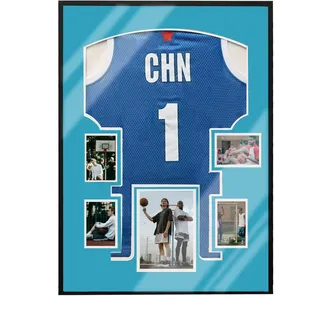 UXENI Trikotrahmen 60 x 80cm Rahmen für Fußball Trikotm 3D Box Frame Aluminium und Acrylglas Trikot Einrahmung in Bilderrahmen mit Fußball-, Eishockey-, Rugby-trikot