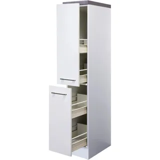 Flex-Well Apothekerschrank Kopenhagen 30 x 162 x 60 cm Weiß