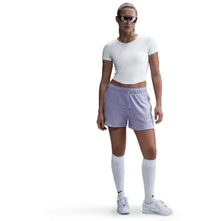 Nike Club Fleece Shorts Damen Lila L