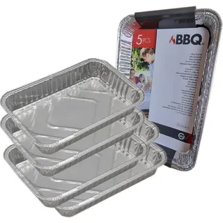 grillschale 32x23x4cm Al (5Stück) - Silber