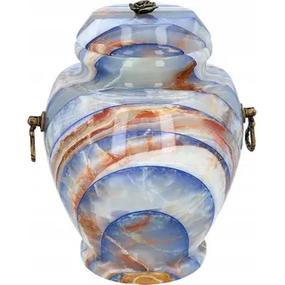 Urne Für Asche Aus Natürlichem Blauem Stein