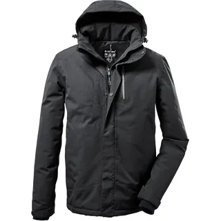 KILLTEC Herren Funktionsjacke mit abzippbarer Kapuze KOW 161 MN JCKT, schwarz, XL, 37589-000