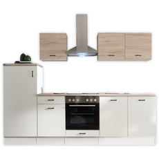 Bild Küchenzeile Juna Breite 270 cm ohne E-Geräte, weiß
