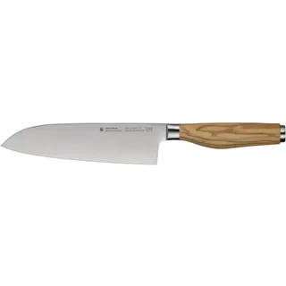 WMF Grand Wood Santokumesser 18 cm Olivenholzgriff braun