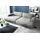 Big-Sofa Polyester 2-Sitzer Silber