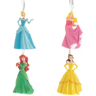 Disney Prinzessin Wandbehang Christbaumschmuck Set Mit 4 Harz
