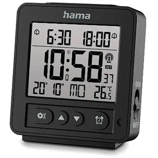 Hama Rhodos Wecker - Black