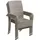 Yoro Stapelstuhl 50 x 50 x 90 cm grau 4 St.