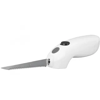 Jeanoko Batteriebetriebenes Messer, Edelstahl, Kabellos, Wiederaufladbar, Elektrisches Filetmesser, Tragbares Steakmesser, Elektrischer Brotschneider für Zuhause, Restaurant,