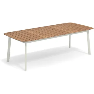 Emu Shine Tisch Aluminium/Teak 225x100 cm