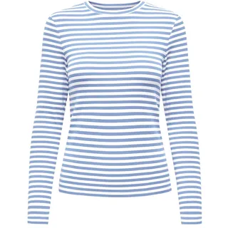 ONLY Damen Onlaida L/S Striped Top JRS Bequemes Oberteil Mit O-Ausschnitt Und Langen Ärmeln, Provence, XS