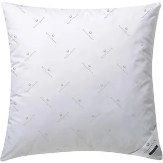 billerbeck Faserkissen E21 King - 40 x 40 cm - Kopfkissen - weiche Stützkraft - Aloe-Vera-Veredelung, Weiß
