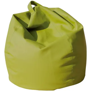 Eleganter Sitzsack, grüne Farbe, Maße 80 x 120 x 80 cm