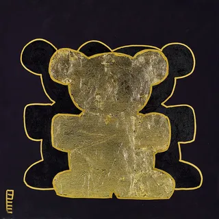 Leinwandbild QUEENCE "Bears III", gold (farbe bild(er): goldfarben), B:30cm H:30cm, Holzrahmen, Leinwand, Bilder, Leinwandbild, Premium-Leinwandstoff, Handarbeit aus Deutschland