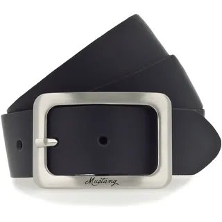 Mustang Damengürtel Leder 3,5 cm Blau 105