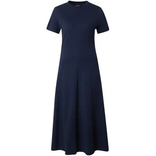 Tommy Hilfiger Midikleid Unifarben Schwarz 34