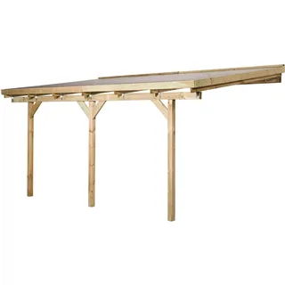 Terrassenüberdachung 671 424 x 271 x 306 cm natur