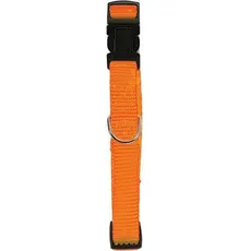 Zolux Adjustable nylon collar 25 mm orange (25, Hund), Halsband + Leine