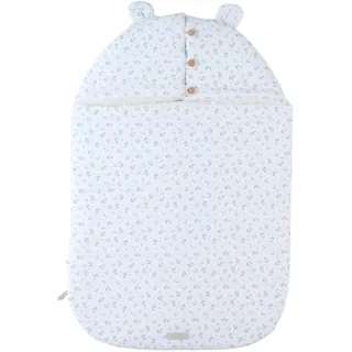 Noukie's NOUKIES Einschlagdecke Sherpa und Jersey Romance Mix & Match für Autositz, Kinderwagen