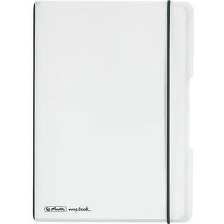 Herlitz Notizbuch A5 kariert, transparent