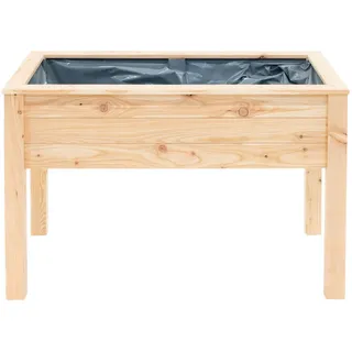Westmann Hochbeet 120 x 75 x 75 cm Beige