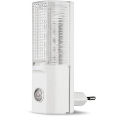 REV Nachtlampe, LED Nachtlicht Dämmerungsautomatik, 5 LEDs, 10 Lux, weiss