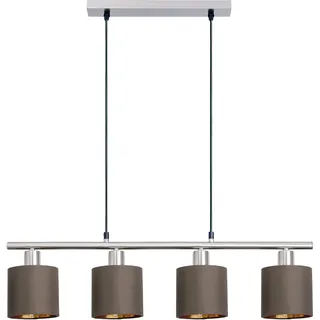 NÄVE Pendelleuchte Maron 4-flammig Braun-Gold