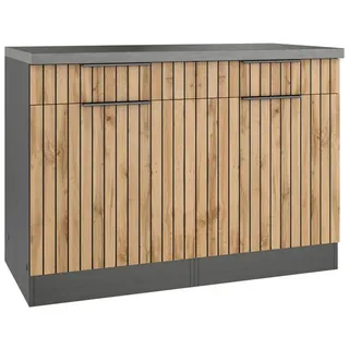Held Unterschrank Liverpool 120 x 85 x 60 cm Grau