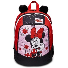 Seven Rucksack, Schulranzen für Grundschule, ab 1. Klasse, Geräumige Schultasche für Mädchen und Jungen, MINNIE MOUSE