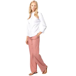 TOM TAILOR Damen wide leg pants Hose, Rot (blush red 4209), 34