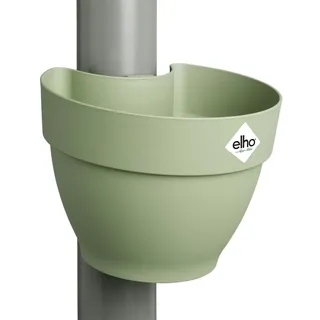 elho Vibia Campana fallrohrpflanzgefäss 22cm Blumentopf - Pistazien Grün | L 19.1 x B 21.6 x H 16.3 cm | Für den Außenbereich geeignet