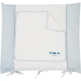 Alvi 330183501 Wickelauflage mit Bezug "blau Little Animals"