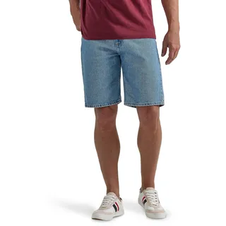 Wrangler Authentics Herren Klassische Lockerer Passform und Fünf Taschen Jeans-Shorts, Light Stonewash, 49