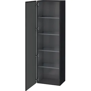 Duravit  L-Cube Hochschrank, eine Tür Anschlag links, 500x363x1760mm, LC1181L1616, Farbe: Eiche Schwarz Dekor