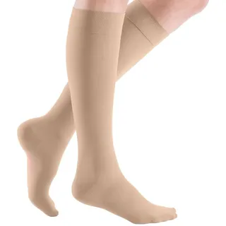 mediven elegance Ccl2 AD Kompressionsstrümpfe normal (39-44 cm) mit Trikotabschlussrand 1 St beige